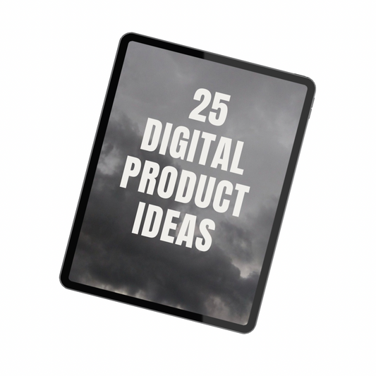 25 DIGITAL PRODUCTS TO SELL (WITH RESELL RIGHTS)